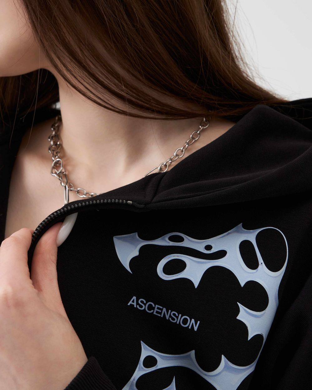 Худи Ascension Zip Neuron черный