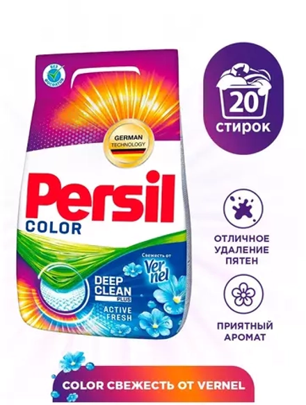 Стиральный порошок Персил Color Свежесть от Vernel, 3 кг