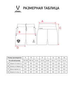 Шорты парадные JÖGEL NATIONAL PerFormDRY Woven Shorts, темно-синий