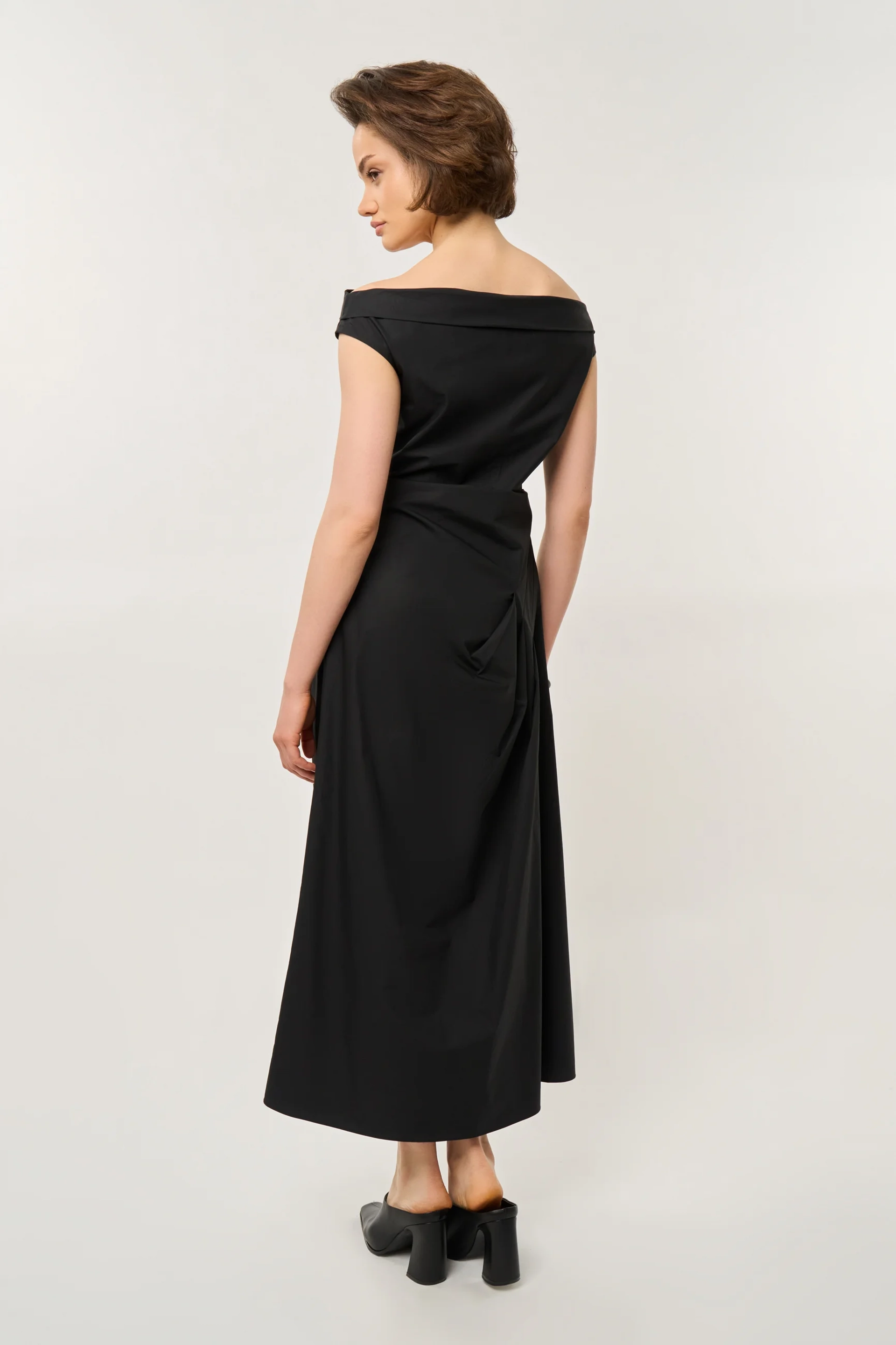 Платье миди из хлопка