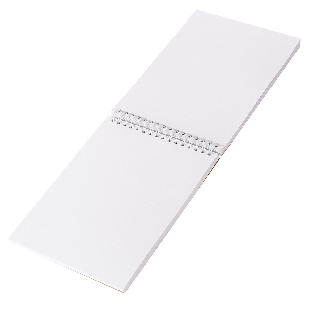 Скетчбук А5 60л., "Ice cream", 100 г/м2, Alingar, гребень, мелованный картон,, жёсткая подложка, офсет