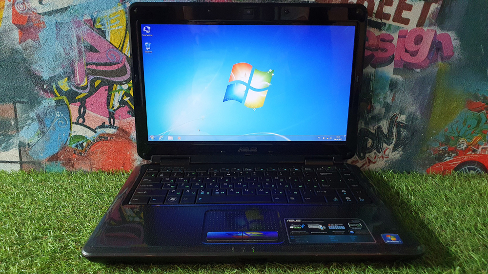Ноутбук ASUS 1366х768, Intel Core Duo T7500 2.20 GHz, 4 Gb Windows 7 Home K40AB 90nvua2191535lxc106y