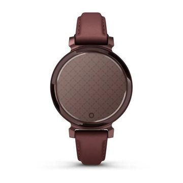 Умные часы Garmin Lily 2 Classic темно-бронзовые с шелковичным кожаным ремешком