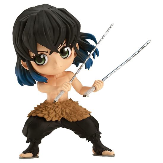 Фигурка Q Posket Demon Slayer Kimetsu No Yaiba, Inosuke Hashibira, 14 см / Фигурка по мотивам аниме "Клинок, рассекающий демонов", Иноске Хашибира, 14 см