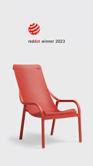 Кресло Net Lounge коралловое