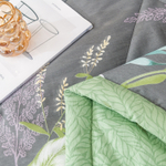 Комплект постельного белья Сатин с Одеялом 100% хлопок на резинке OBR140