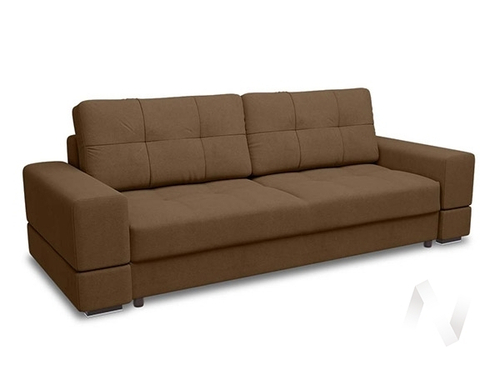 Диван прямой Полярис 3 (БД) LUMA 11 (коричневый)