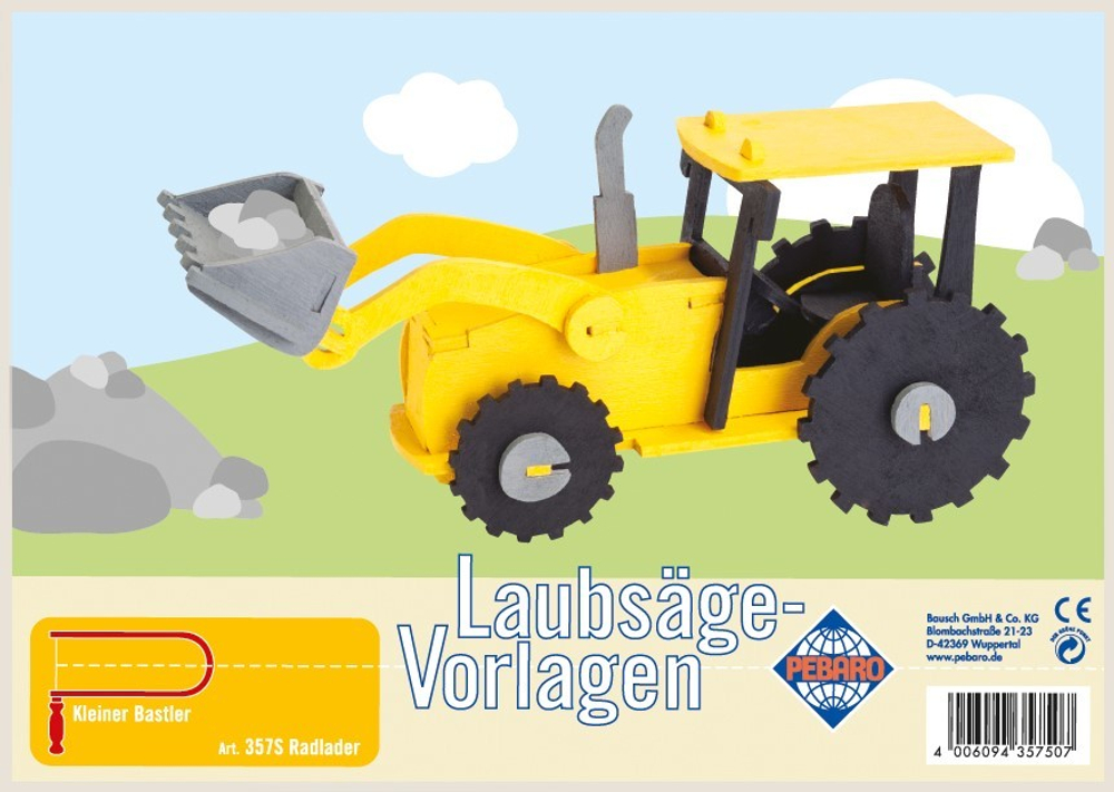 Трактор с ковшом 3D