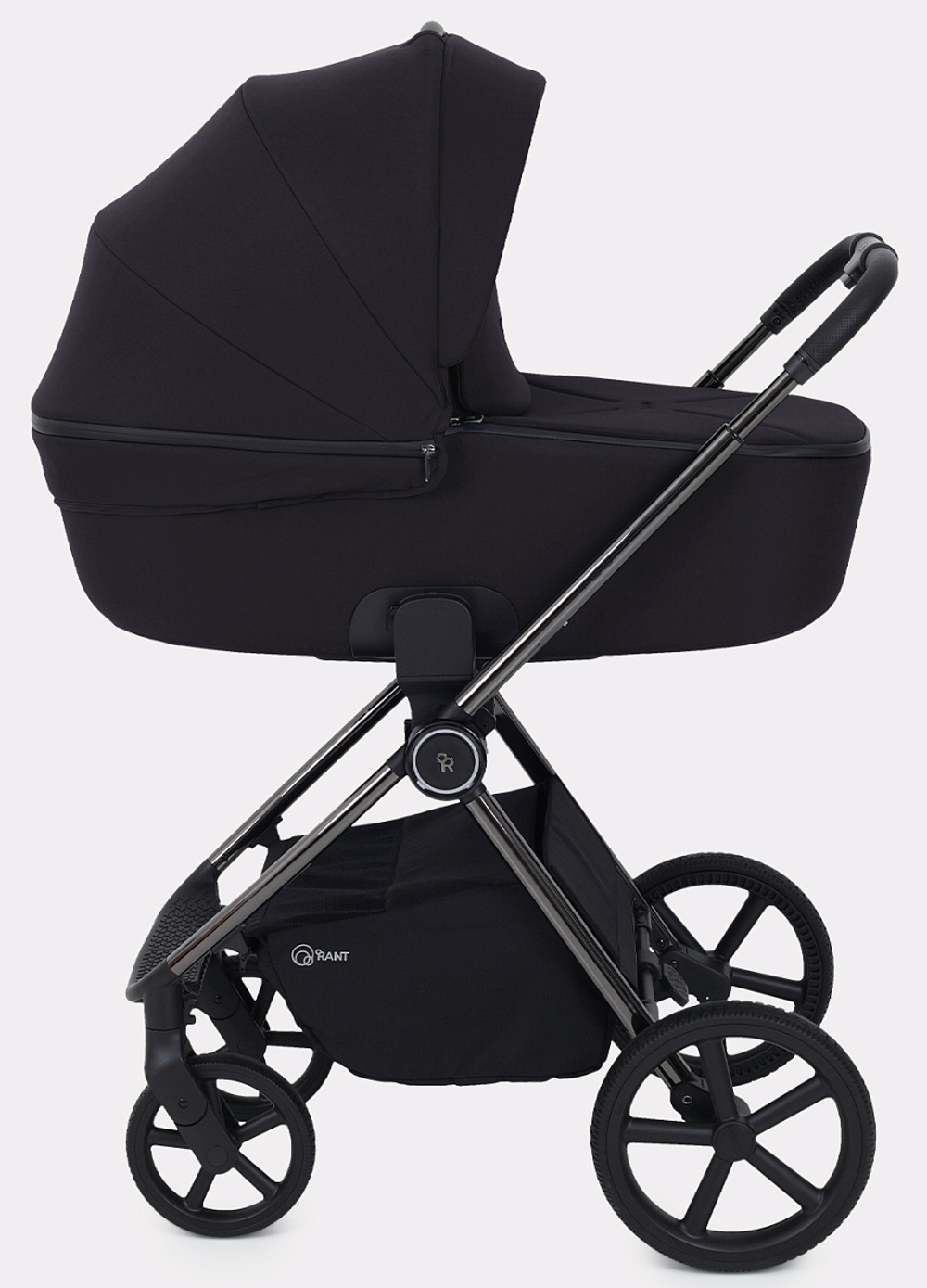 Детская коляска Rant Teo Black Chrome 3 в 1 Black