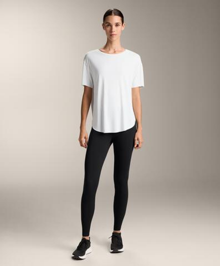 Oysho Футболка из модала с короткими рукавами, белый