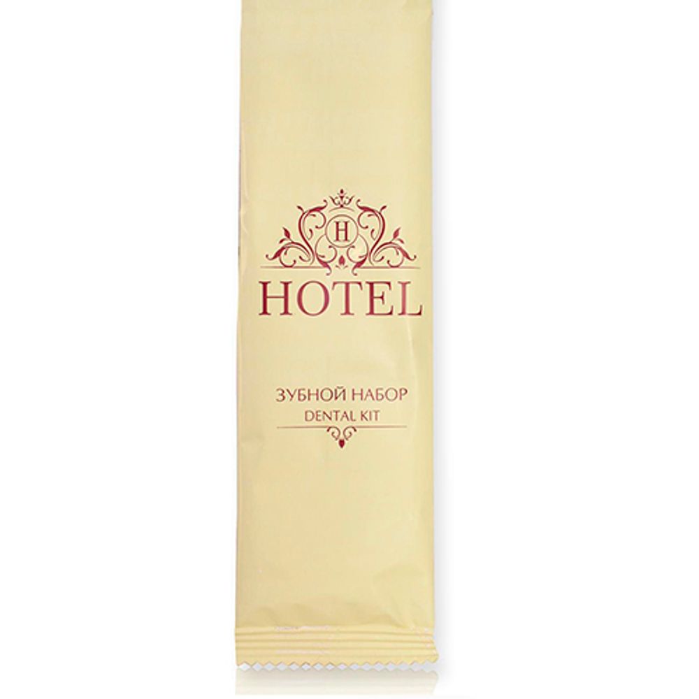 Зубной набор "Hotel", в упаковке "флоупак" (зуб щетка + зуб паста в тюбике)/150шт 1547