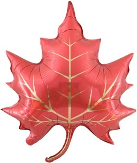 К Фигура Кленовый лист Красный