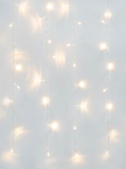 ULD-C1510-160-DTA WARM WHITE IP20 Занавес светодиодный с контроллером. 1.5х1м. 160 светодиодов. Теплый белый свет. Провод прозрачный. TM Uniel.