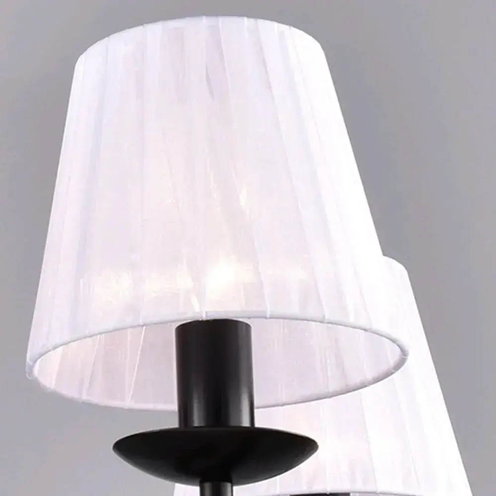 Люстра подвесная для спальни и гостиной РОССВЕТ "Танго" РС20945 BK/5P