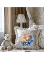 Термонаклейка на одежду, термопринт Кролик