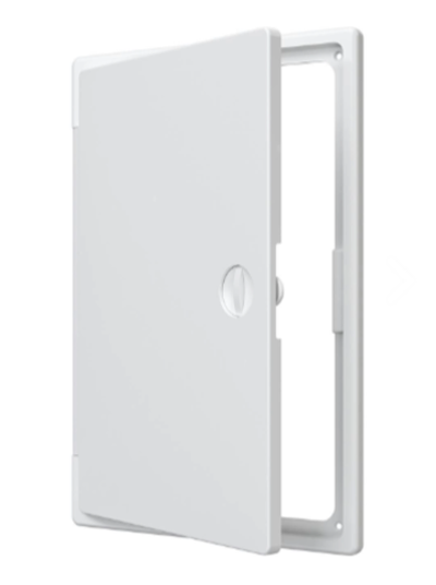 Люк-дверца накладной с замком 200х300 мм пластиковый