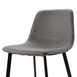 Стул барный hugh, экокожа, темно-серый