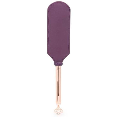 Фиолетовый пэддл Cherished Collection Leather and Suede Paddle - 41 см. (Цвет: фиолетовый)
