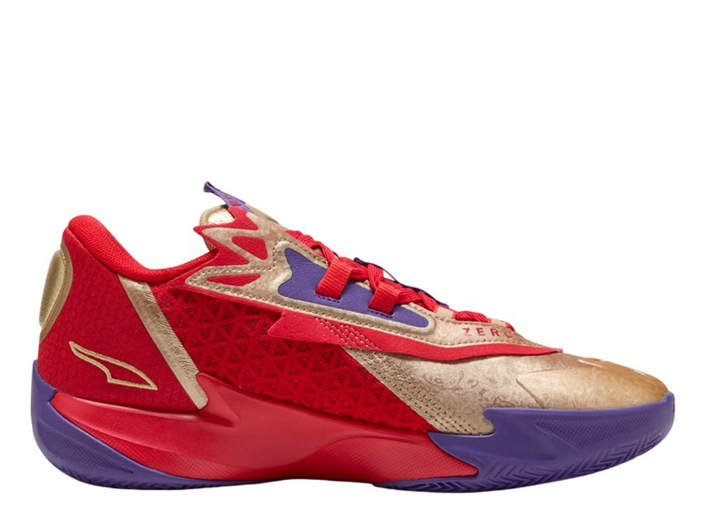 Баскетбольные кроссовки Puma Scoot Zeros II Gold DD Red Shoes