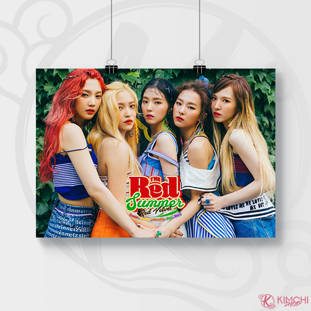 Постер А4 - RED VELVET - Red Summer