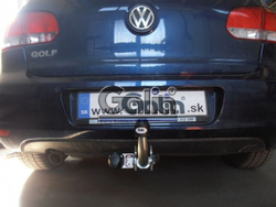Фаркоп оцинкованный Galia A038A для Audi A3 2003-2008: хетчбек 3 двери, VW Golf V, VI, Plus хетчбек 3/5 дверей 2003-2008, 2008-2013 (2WD только)(паспорт и сертификат в комплекте)(без электрики)