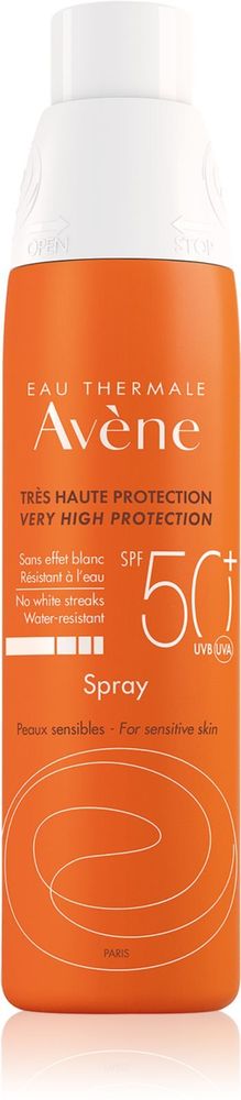 Avène защитный спрей для загара SPF 50+ Sun Sensitive