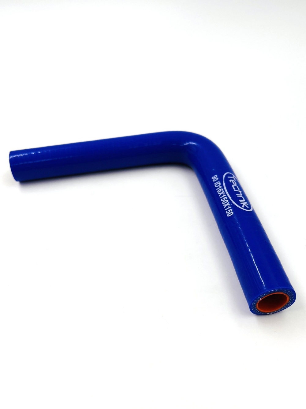 Патрубок угловой 90 размер 150х150хD16 мм 1 шт силикон