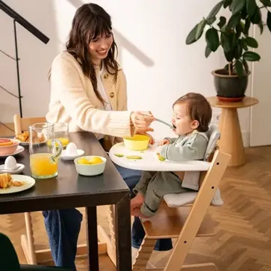 Поднос Stokke Tripp Trapp Tray для крепления на детский стул (Black)