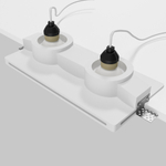 Встраиваемый светильник Technical DL124-GU10-02-TRS-W