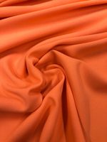 Ткань Креп оранжевый яркий  арт.324664