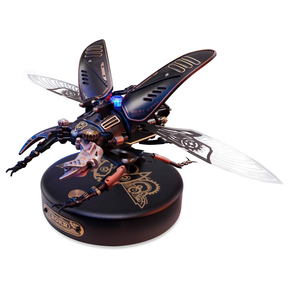 Штурмовой жук (Stag Beetle) от ROKR - конструктор, сборная механическая модель, 3D пазл, 3d головоломка