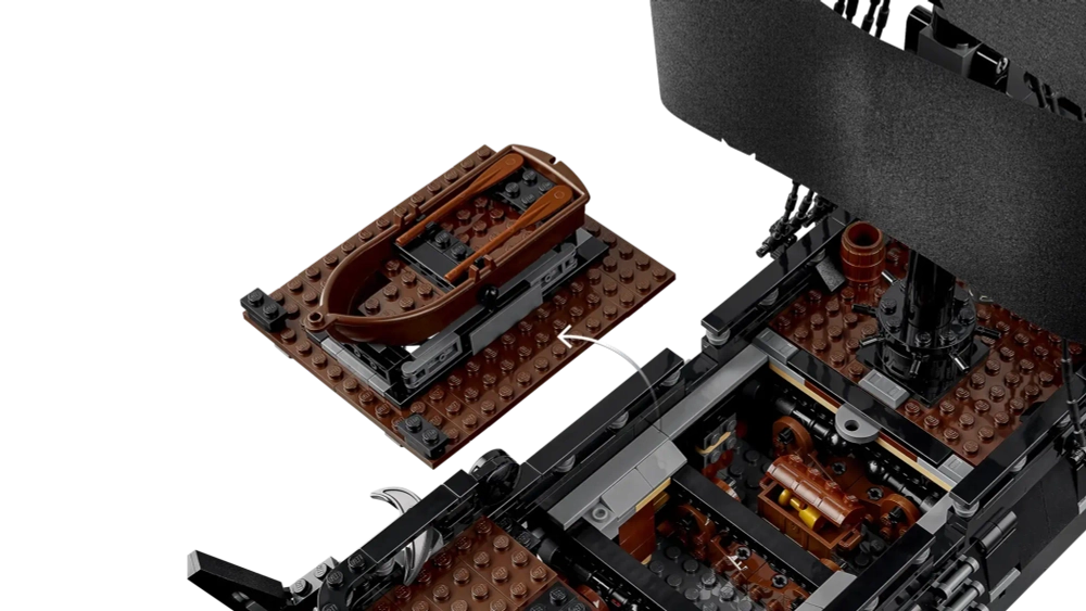 Конструктор LEGO Icons 10365 Пиратский корабль капитана Джека Воробья