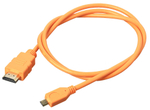 Кабель 1m orange (HDMI-microHDMI)