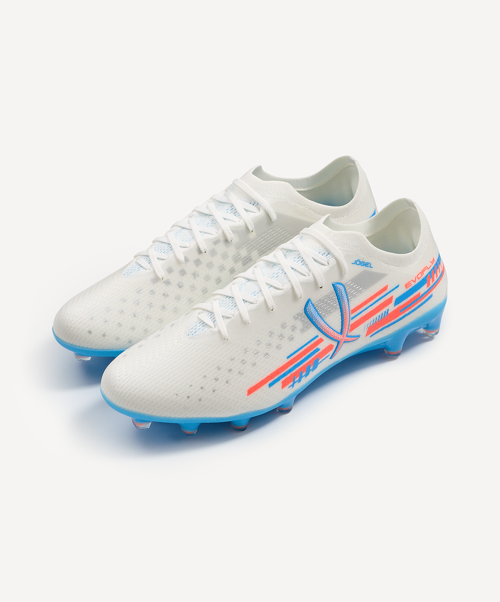 Бутсы футбольные Evofly FG Pro White/blue