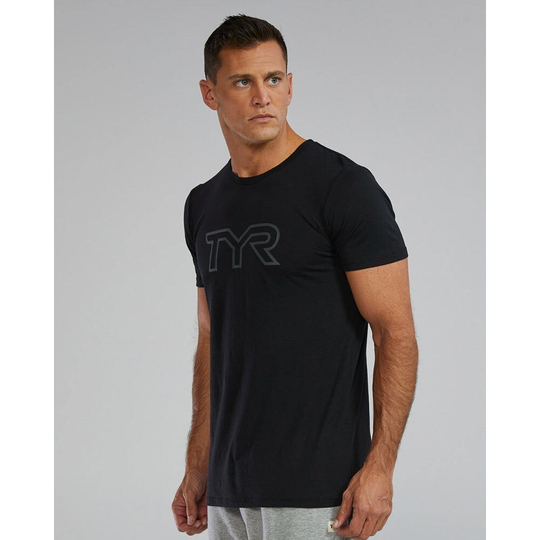 Футболка мужская TYR MEN'S ULTRASOFT LIGHTWEIGHT BIG LOGO