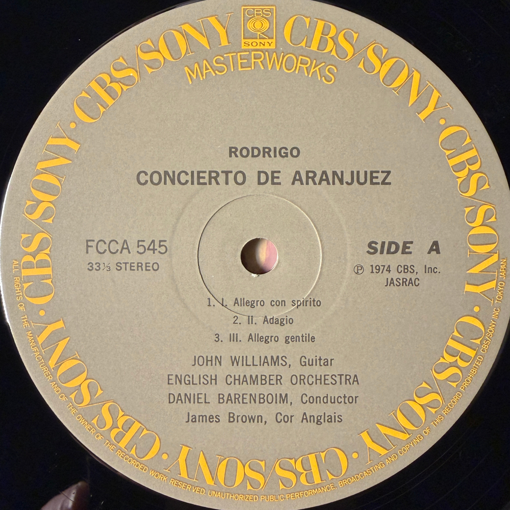 Родриго - Концерт в Аранхуэсе / Вилла-Лобос - Концерт для гитары (Япония)