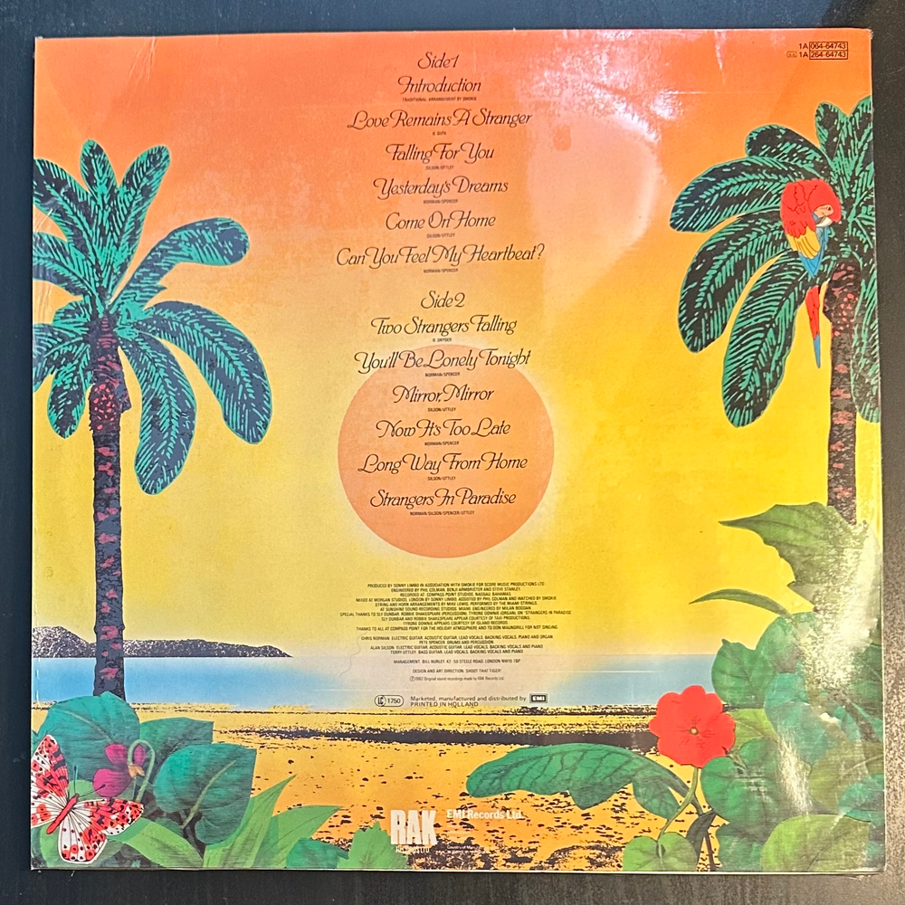 Smokie - Strangers In Paradise (Голландия 1982г.)