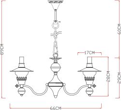 Подвесная люстра Arte Lamp