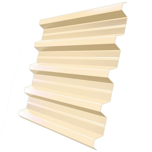 Профнастил Н60 Железный Форт Satin 0,5 мм RAL 1015 светлая слоновая кость