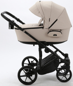 Детская коляска Adamex Zico Deluxe 2 в 1 Z-SA07 СВ.БЕЖ.КОЖА