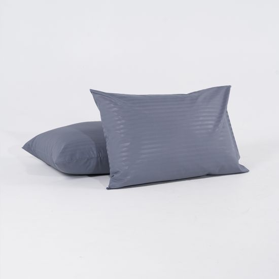 Пододеяльник Greys , страйп полисатин  160x220  HOMY