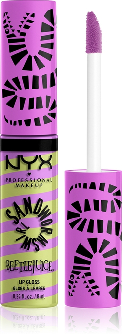 NYX Professional Makeup Beetlejuice Sandworm Swirl - блестящий блеск для губ, 8 ml