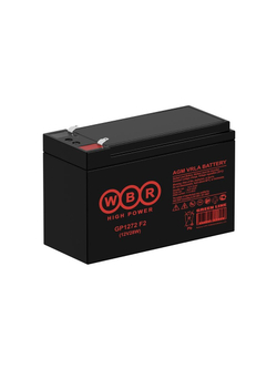 Аккумулятор 12В 7.2А.ч WBR GP1272 F2 (12V28W) WBR