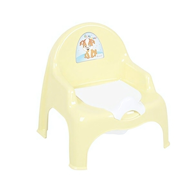 Детский кресло-горшок для детей молочный