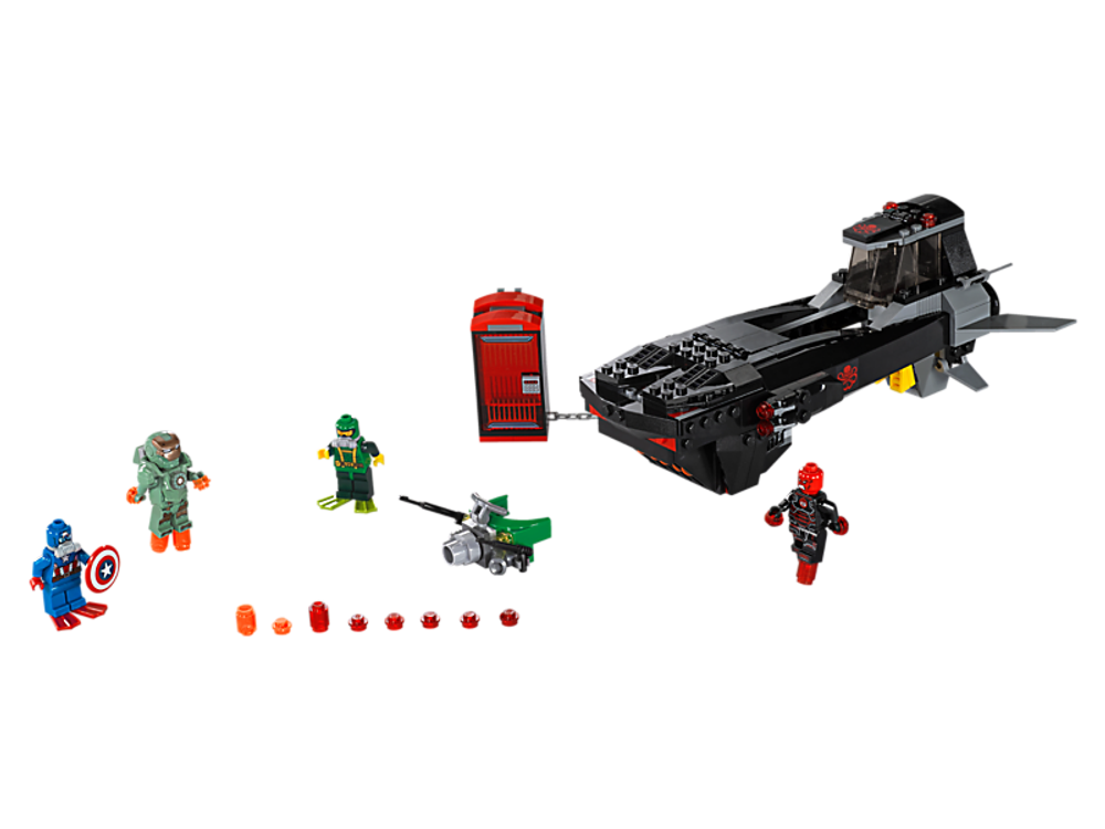 LEGO Super Heroes: Похищение Капитана Америка 76048 — Iron Skull Sub Attack — Лего Супергерои Марвел