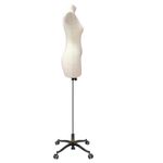 Манекен портновский женский Виктория, тип фигуры Песочные часы, комплект Про, размер 44, цвет бежевый