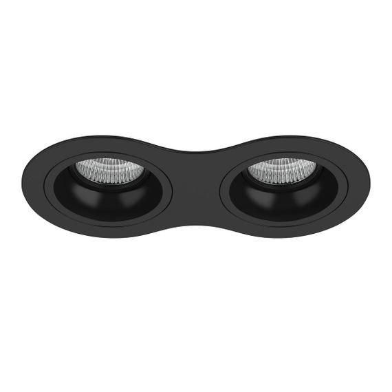 Комплект из светильников и рамки Lightstar Domino Round (214627+214607+214607) D6270707