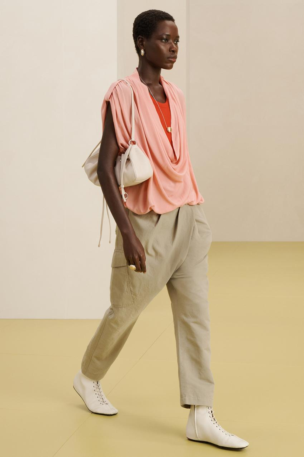 ZARA ТОП БЕЗ РУКАВОВ, РОЗОВЫЙ