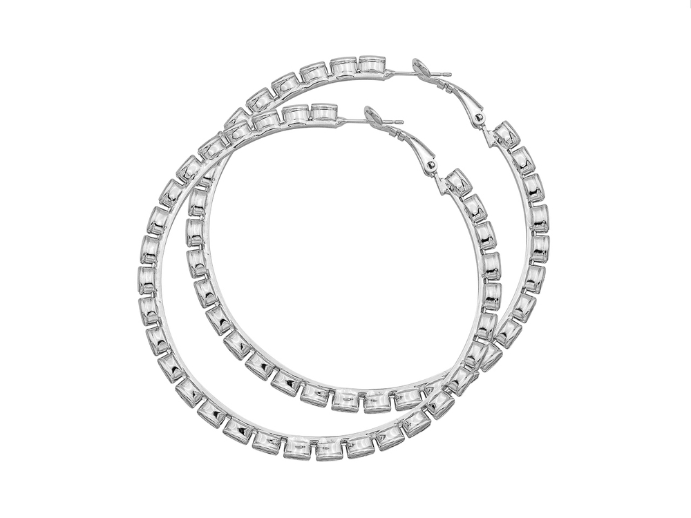 Серьги-Кольца "Капельки" 46мм