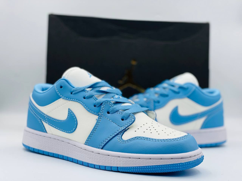 Кроссовки Nike Air Jordan 1 Low UNC Sneakers Blue